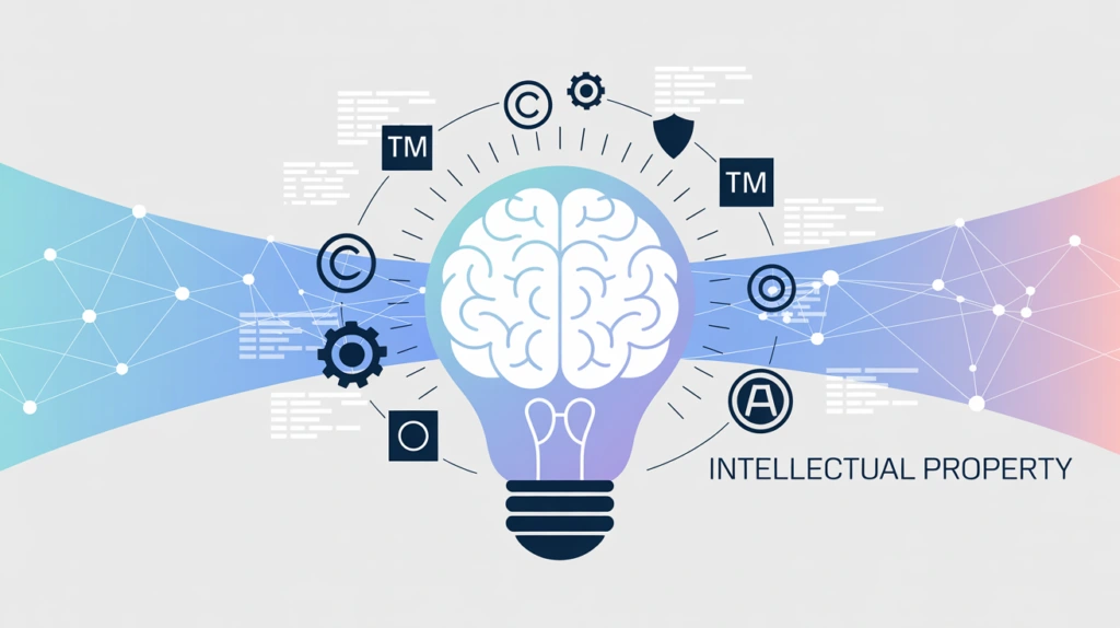 Intellectual property types and protection symbols